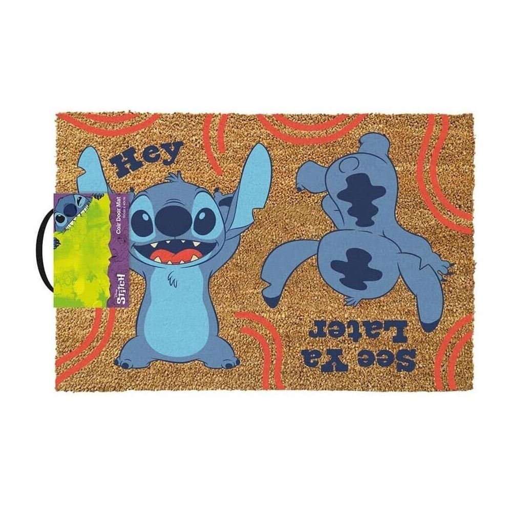 DISNEY LILO AND STITCH HEY SEE YA LATER DOORMAT ZERBINO 40X60CM PYRAMID INTERNATIONAL