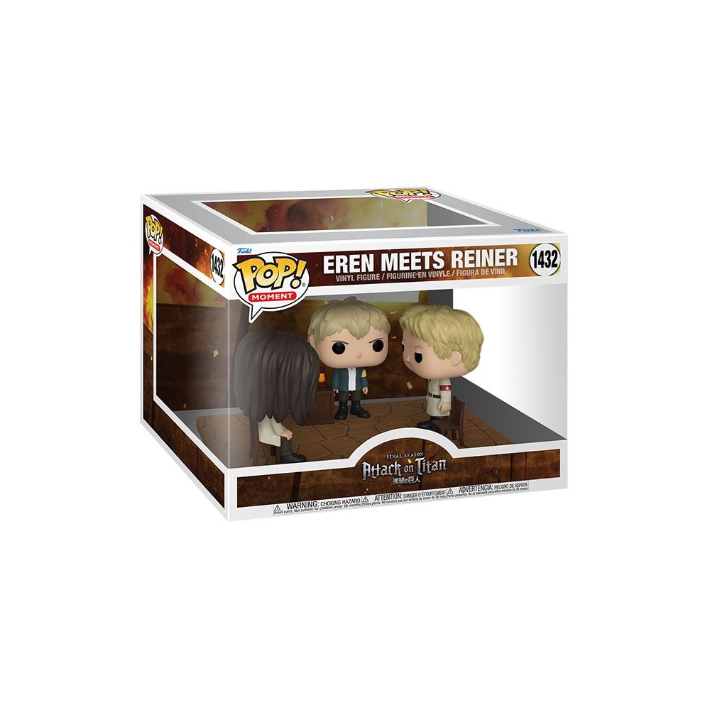 FUNKO POP! MOMENT ATTACK ON TITAN FINAL SEASON EREN MEETS REINER DIORAMA FUNKO