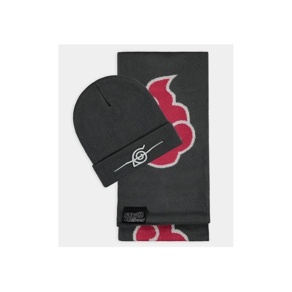 DIFUZED NARUTO SHIPPUDEN CLOUD BEANIE AND SCARF