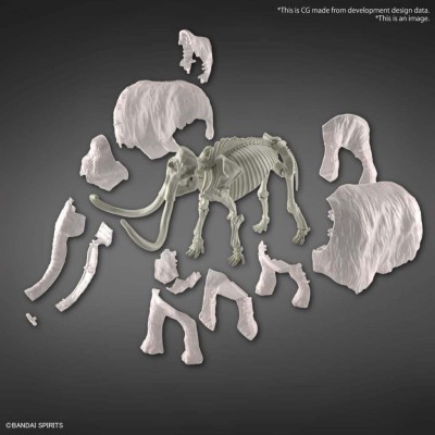 BANDAI EXPLORING LAB NATURE MAMMOTH MODEL KIT ACTION FIGURE