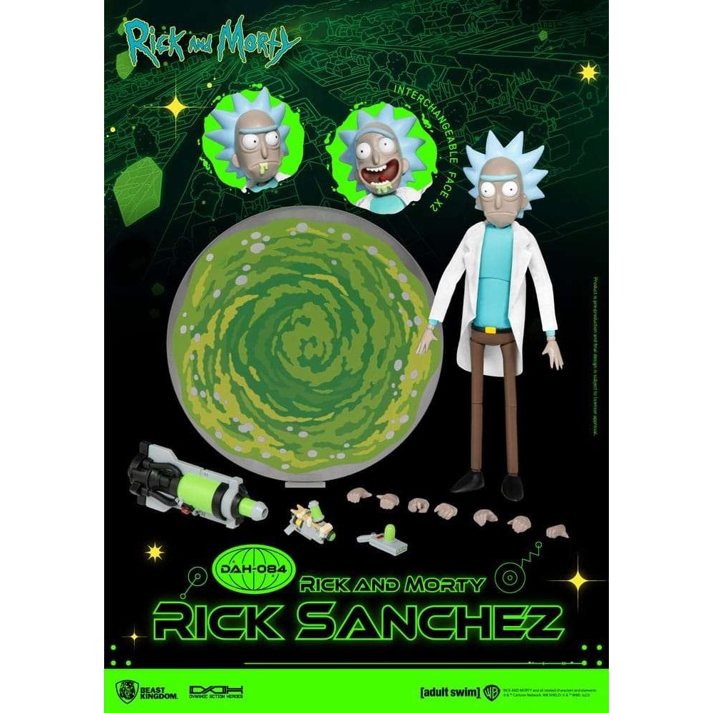 BEAST KINGDOM RICK AND MORTY RICK SANCHEZ DAH-084 ACTION FIGURE