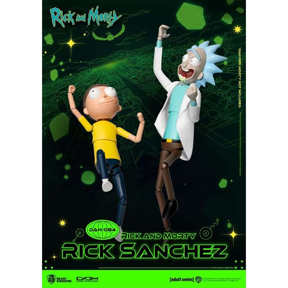 BEAST KINGDOM RICK AND MORTY RICK SANCHEZ DAH-084 ACTION FIGURE