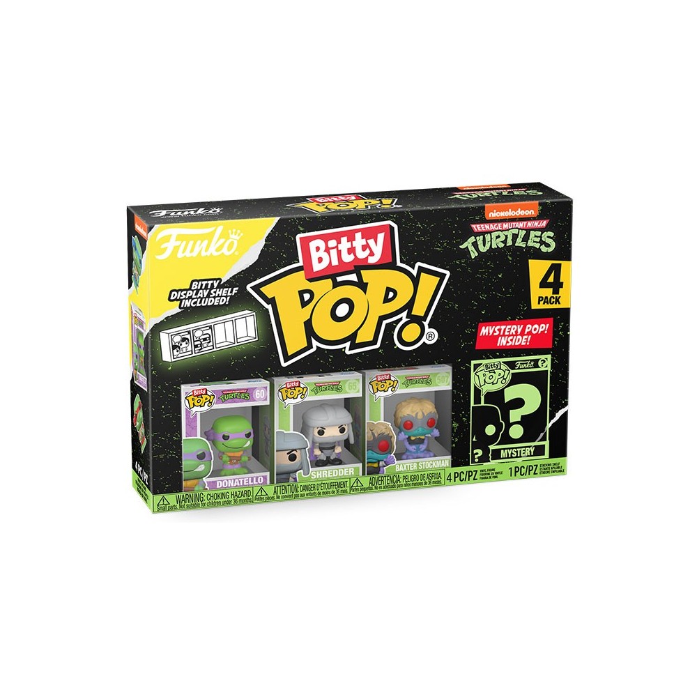 FUNKO FUNKO BITTY POP! TMNT 4 PACK DONATELLO VINYL MINI FIGURE