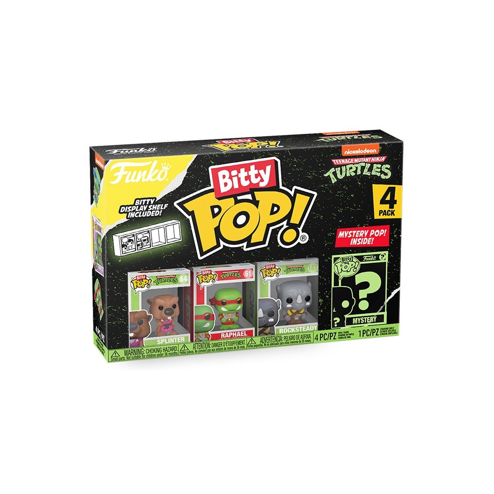 FUNKO BITTY POP! TMNT 4 PACK SPLINTER VINYL MINI FIGURE FUNKO