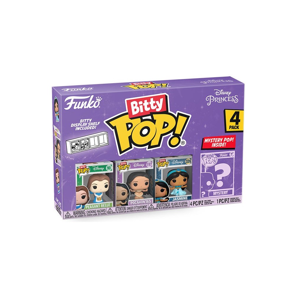 FUNKO FUNKO BITTY POP! DISNEY PRINCESS 4 PACK BELLE VINYL MINI FIGURE
