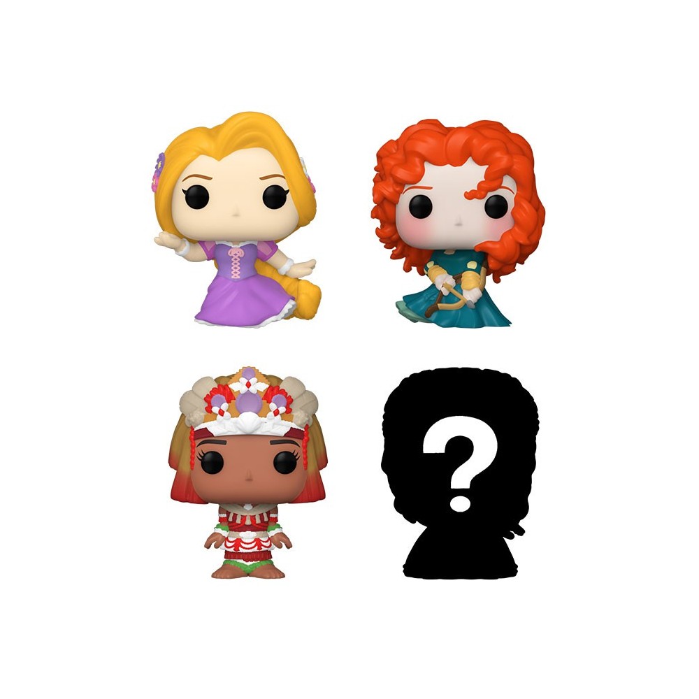 FUNKO FUNKO BITTY POP! DISNEY PRINCESS 4 PACK RAPUNZEL VINYL MINI FIGURE
