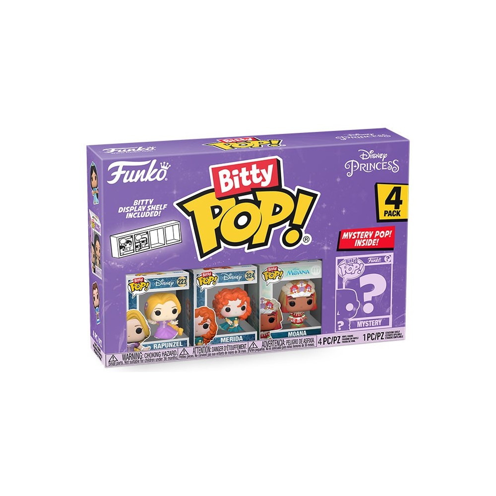 FUNKO FUNKO BITTY POP! DISNEY PRINCESS 4 PACK RAPUNZEL VINYL MINI FIGURE