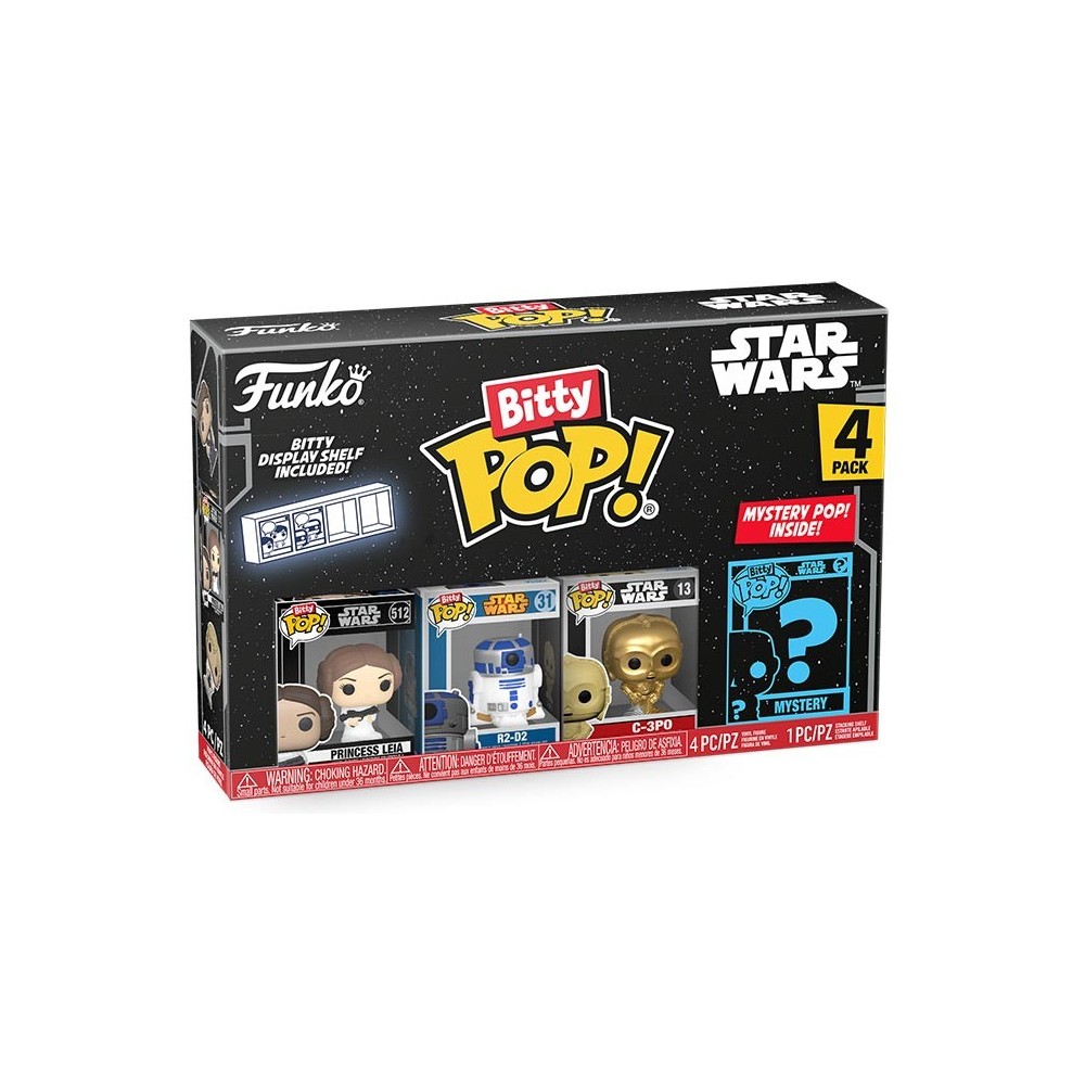 FUNKO FUNKO BITTY POP! STAR WARS 4 PACK LEIA VINYL MINI FIGURE