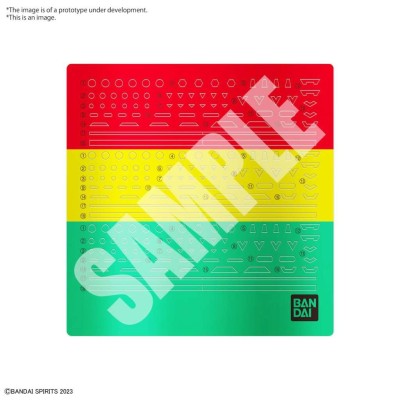 BANDAI 30MM CUSTOMIZE MATERIAL METALLIC STICKERS PER MODEL KIT