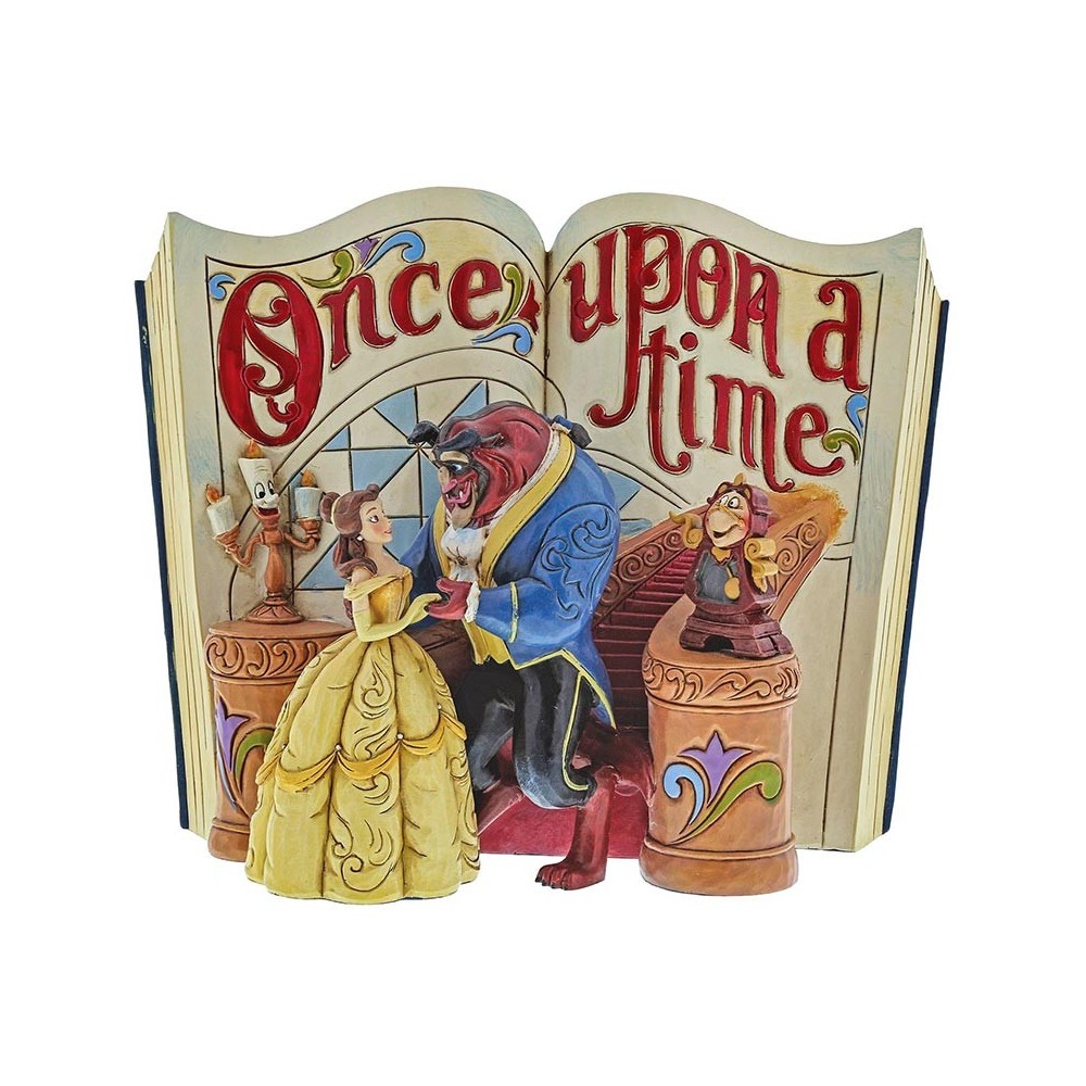 ENESCO BEAUTY AND THE BEAST STORYBOOK STATUE FIGURE