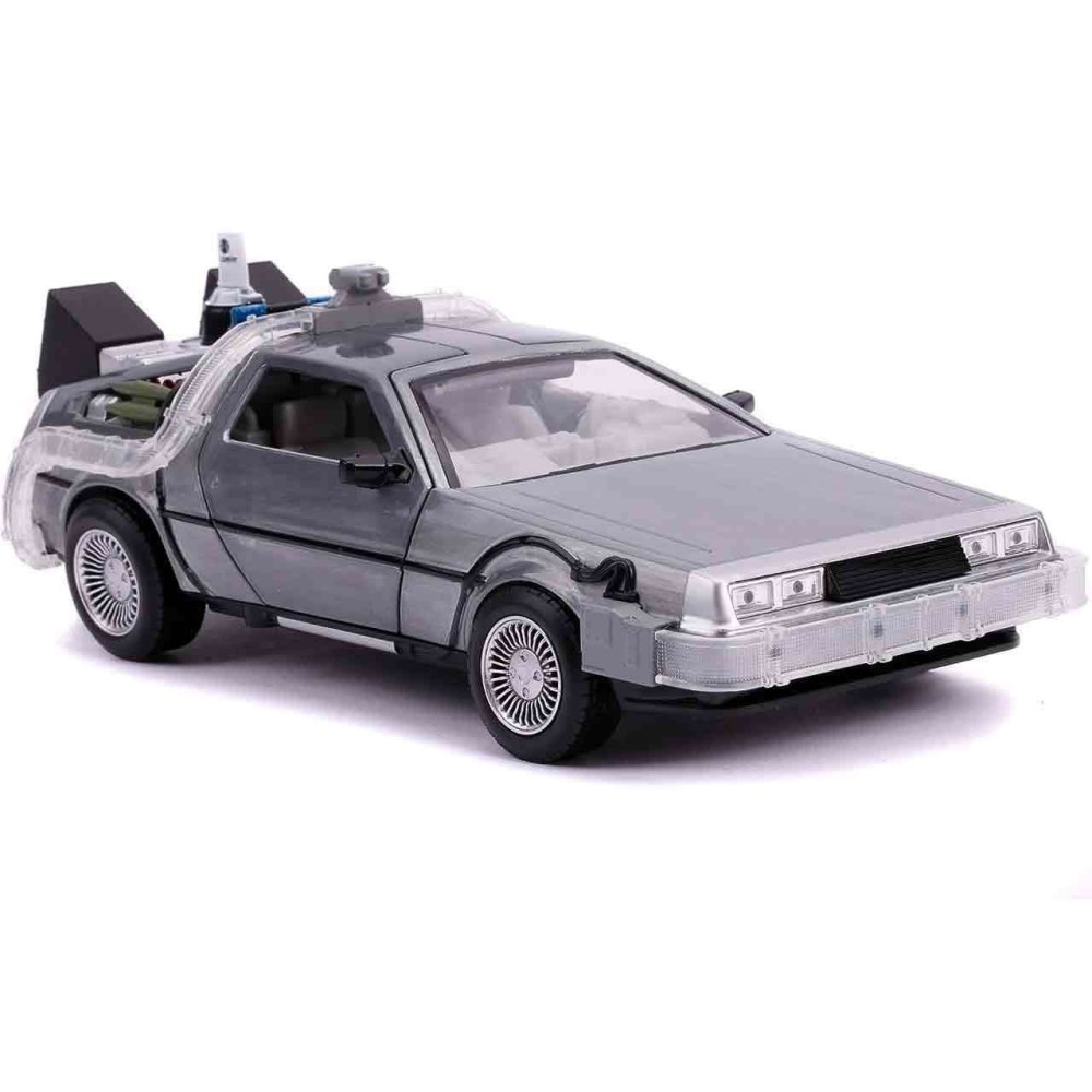 BACK TO THE FUTURE PART II DELOREAN DIE CAST 1/24 MODEL SIMBA TOYS