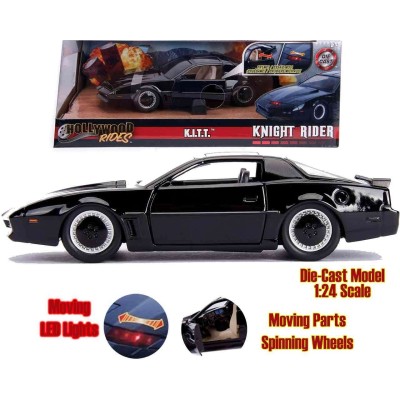 SIMBA TOYS  KNIGHT RIDER K.I.T.T. PONTIAC TRANS AM DIE CAST WITH LIGHTS 1/24 MODEL
