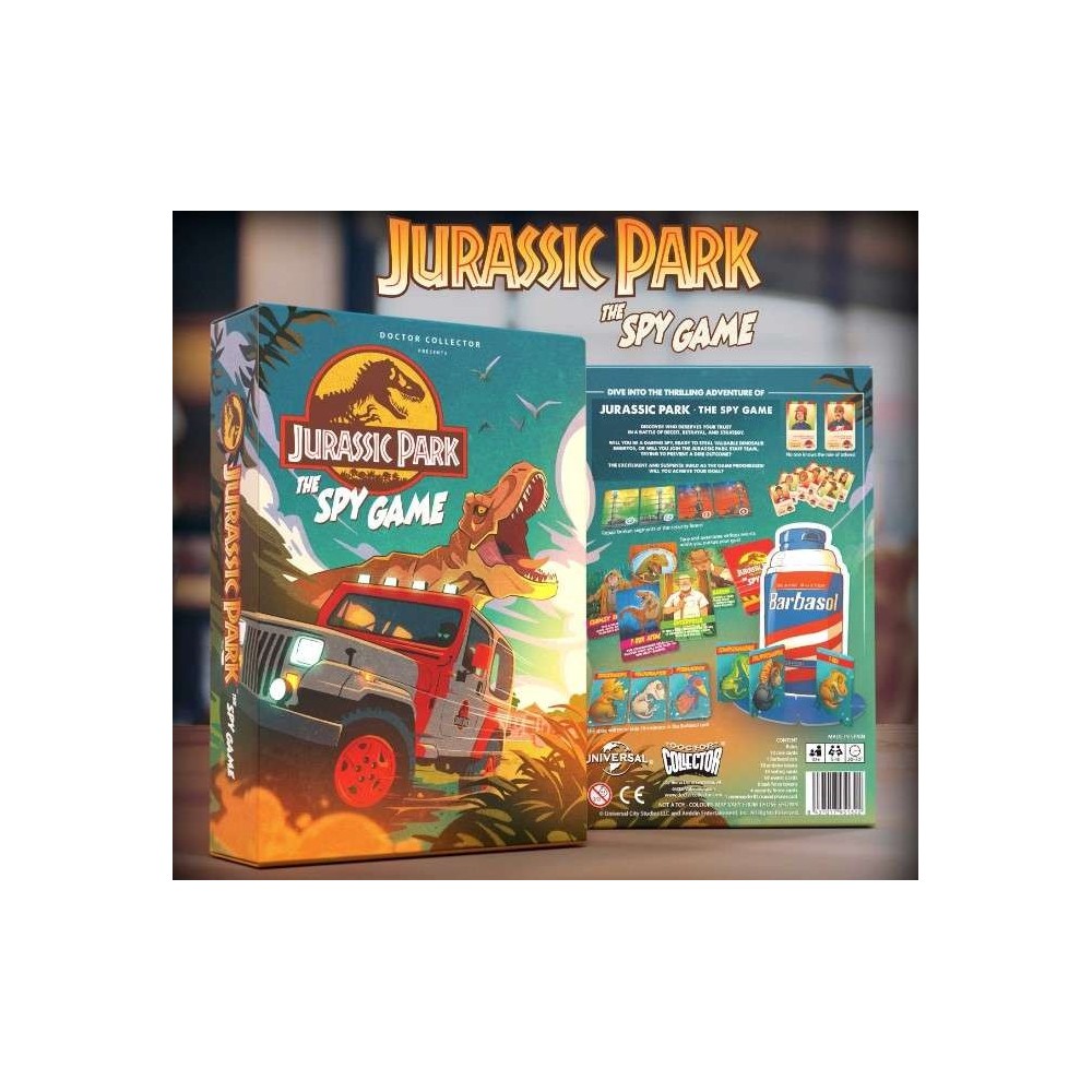 JURASSIC PARK THE SPY GAME GIOCO DA TAVOLO DOCTOR COLLECTOR