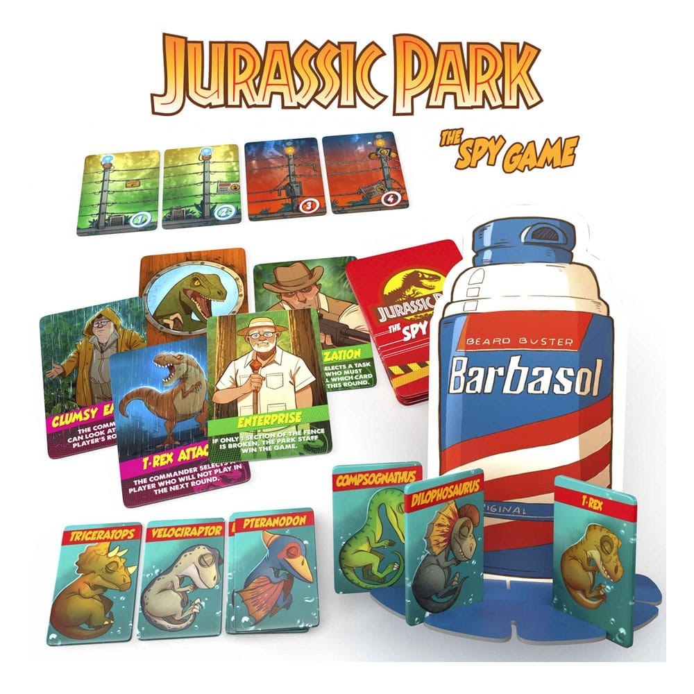JURASSIC PARK THE SPY GAME GIOCO DA TAVOLO DOCTOR COLLECTOR