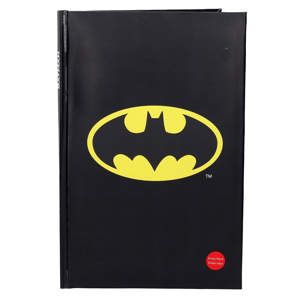 SD TOYS BATMAN BIG NOTEBOOK WITH LIGHT - TACCUINO LUMINOSO 19X29CM