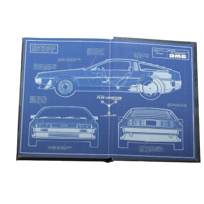SD TOYS BACK TO THE FUTURE LOGO LIGHT UP NOTEBOOK - TACCUINO LUMINOSO 15X24CM