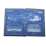 SD TOYS BACK TO THE FUTURE LOGO LIGHT UP NOTEBOOK - TACCUINO LUMINOSO 15X24CM
