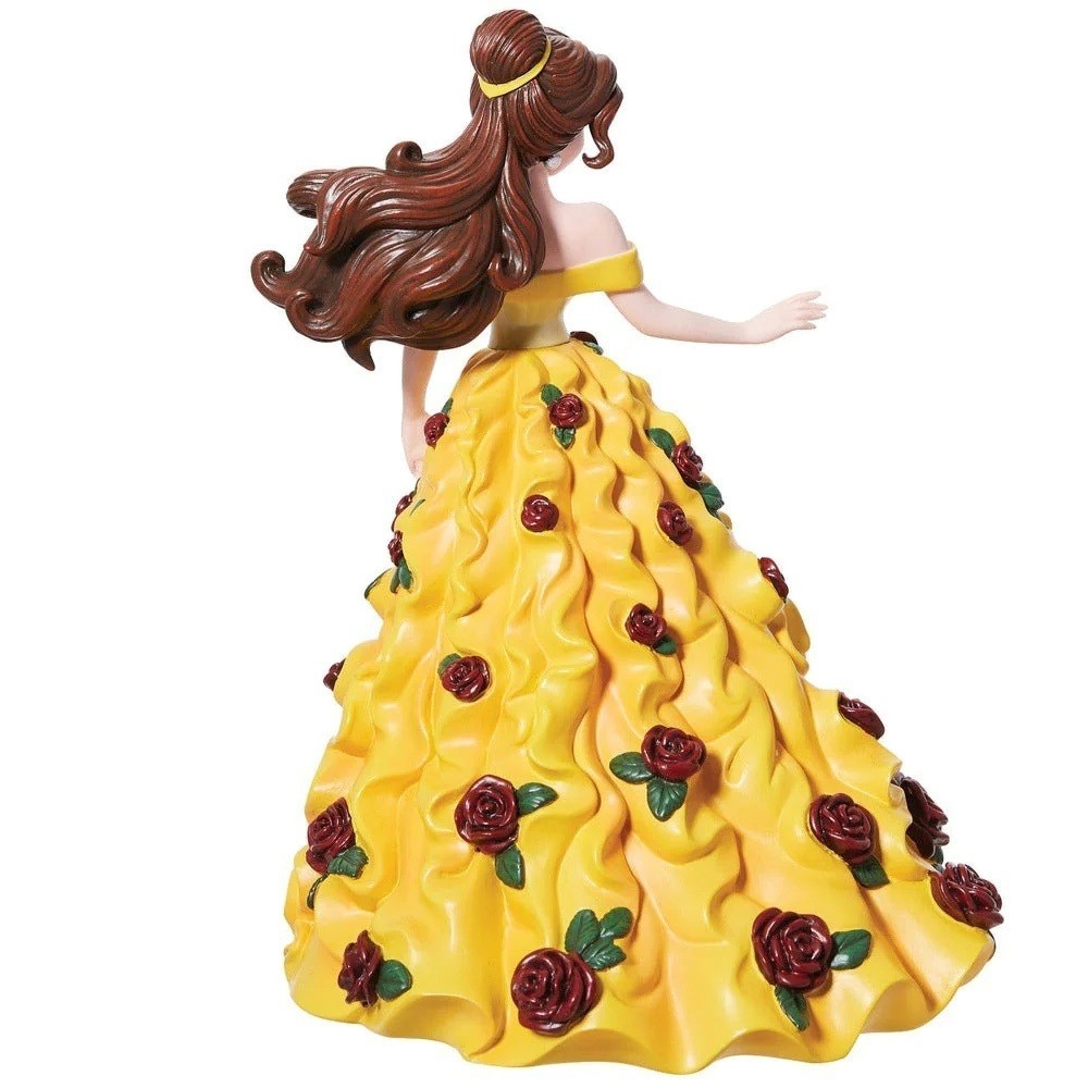 LA BELLA E LA BESTIA BELLE BOTANICALS STATUA FIGURE ENESCO