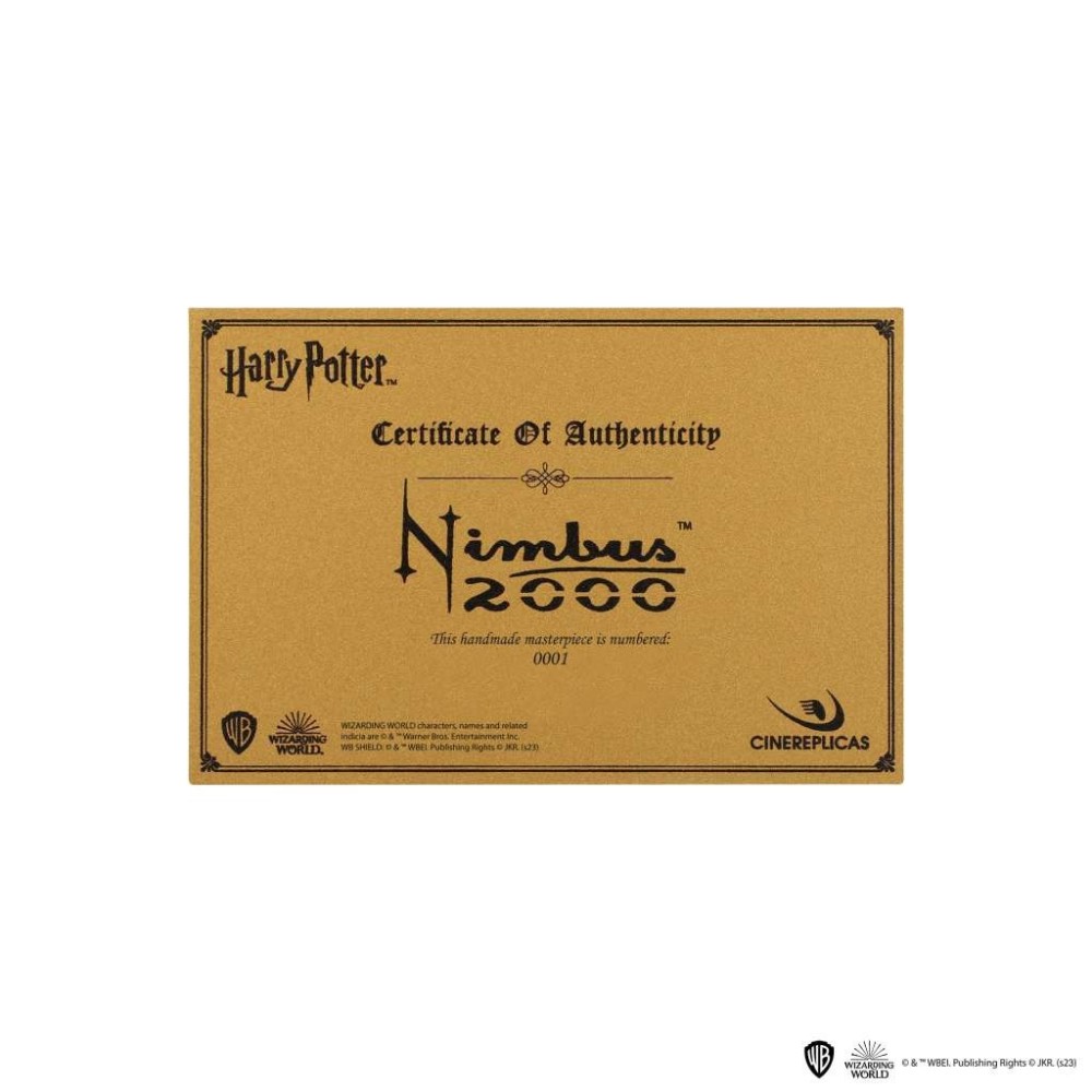 HARRY POTTER - NIMBUS 2000 SCALA 1/2 86CM REPLICA CINEREPLICAS