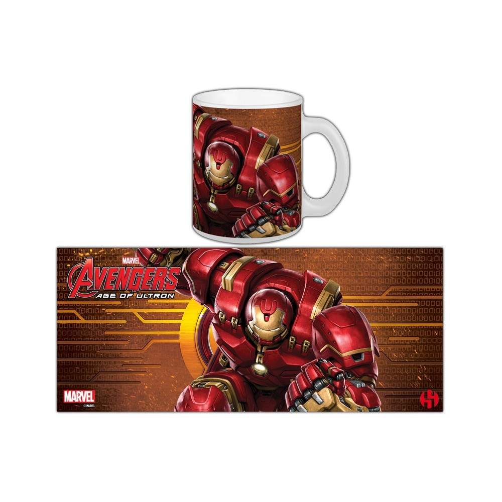 SEMIC AVENGERS AGE OF ULTRON IRON MAN HULKBUSTER MUG TAZZA IN CERAMICA