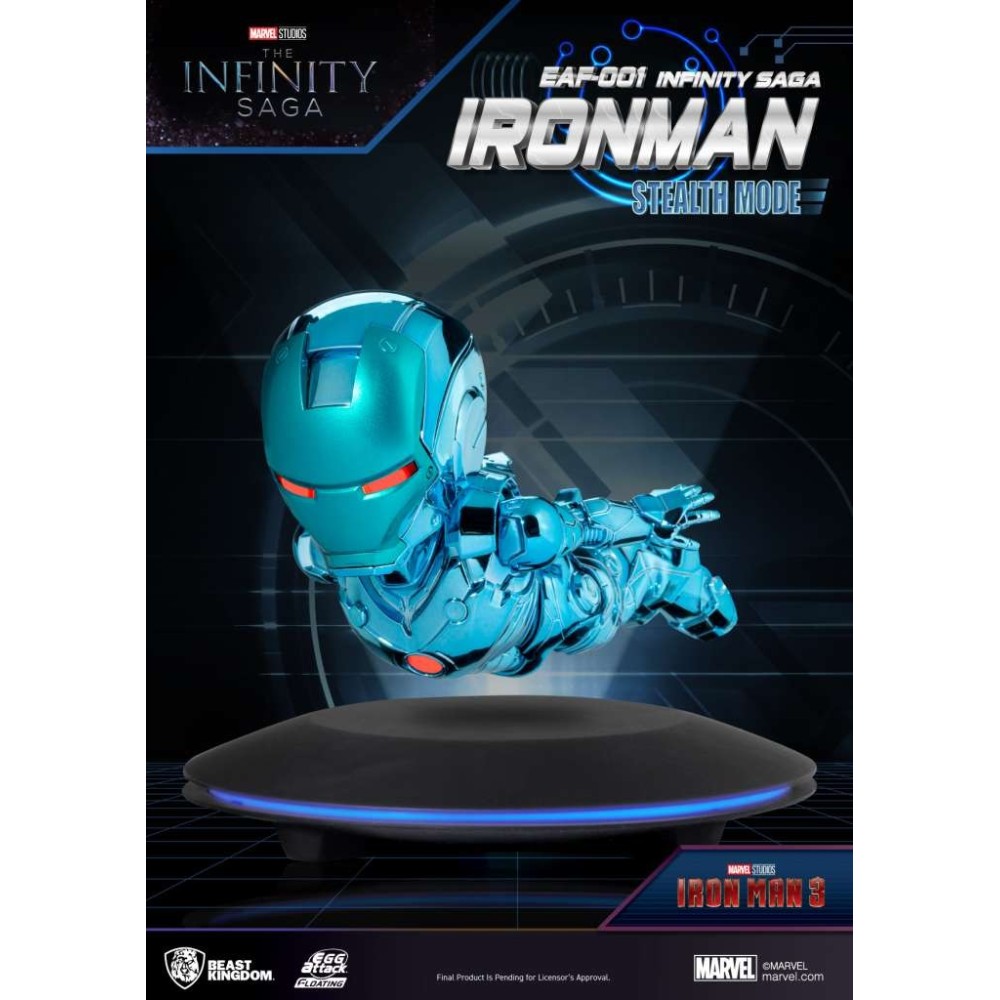 BEAST KINGDOM INFINITY SAGA IRON MAN STEALTH MODE FLOATING FIGURE STATUE