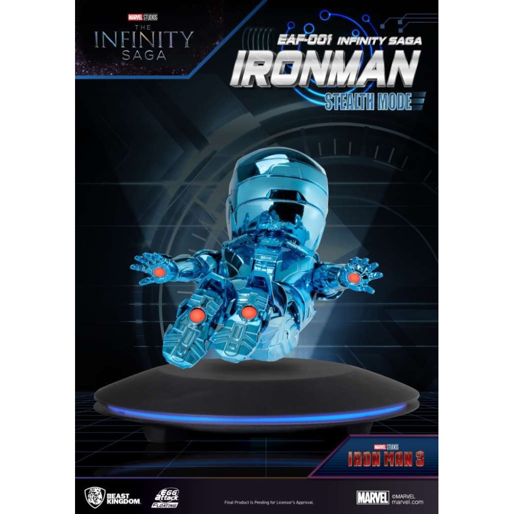 BEAST KINGDOM INFINITY SAGA IRON MAN STEALTH MODE FLOATING FIGURE STATUE