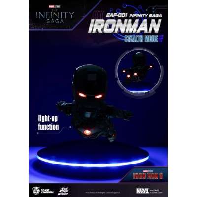 BEAST KINGDOM INFINITY SAGA IRON MAN STEALTH MODE FLOATING FIGURE STATUE