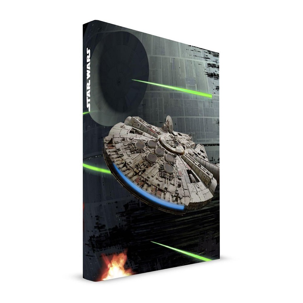 SD TOYS STAR WARS MILLENIUM FALCON NOTEBOOK LIGHT/SOUND - TACCUINO LUCI/SUONI 15X21