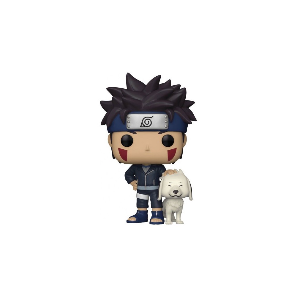 FUNKO FUNKO POP! NARUTO SHIPPUDEN KIBA WITH AKAMARU BOBBLE HEAD FIGURE