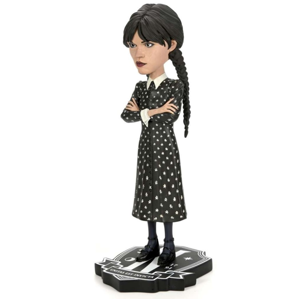 WEDNESDAY ADDAMS HEADKNOCKER BOBBLE HEAD FIGURE NECA