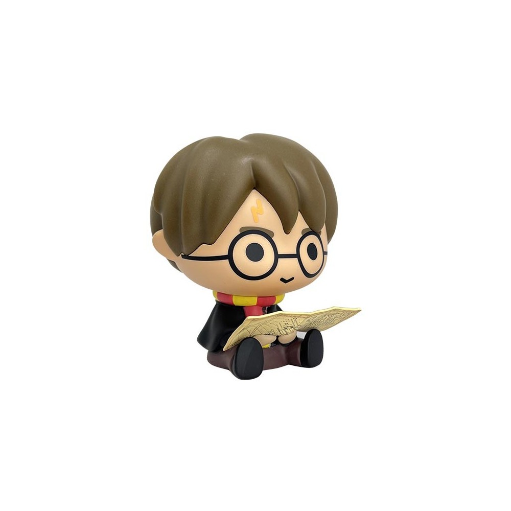 PLASTOY HARRY POTTER WITH MARAUDER'S MAP CHIBI BANK 15 CM FIGURE