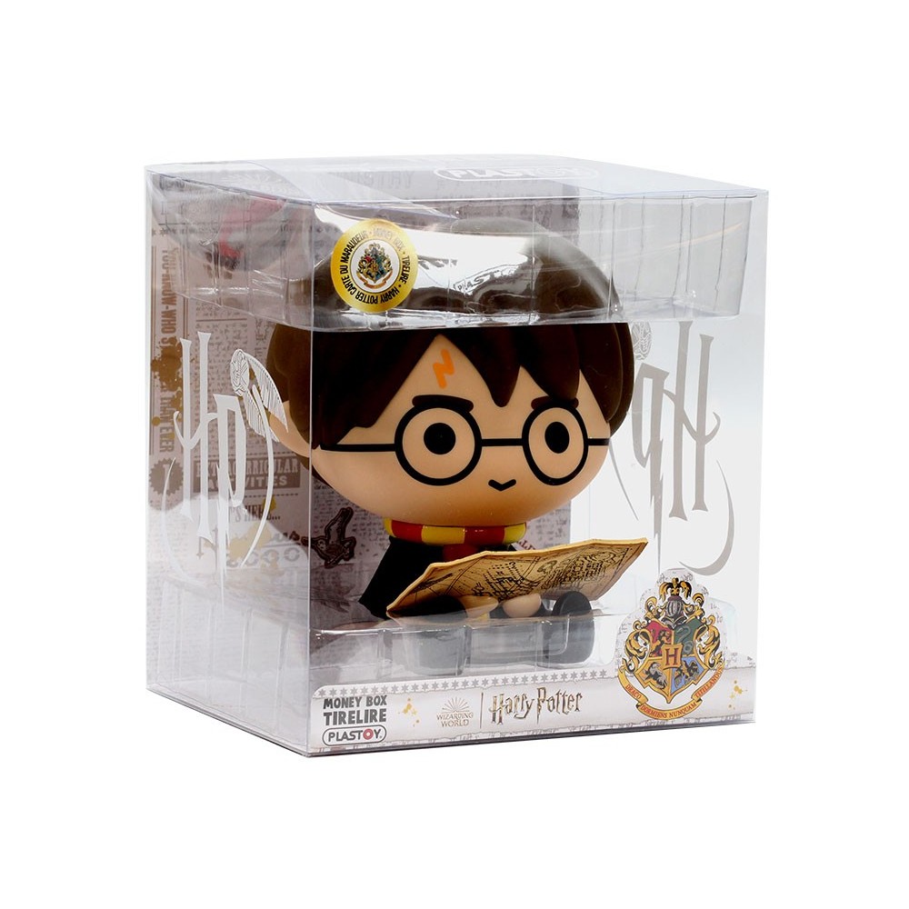 HARRY POTTER CON MARAUDER'S MAP CHIBI BANK 15 CM FIGURE SALVADANAIO PLASTOY