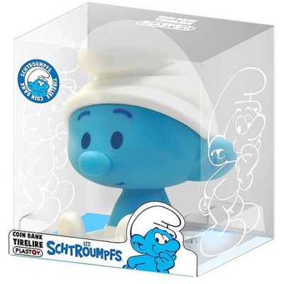 SMURFS I PUFFI CHIBI BANK SALVADANAIO FIGURE PLASTOY