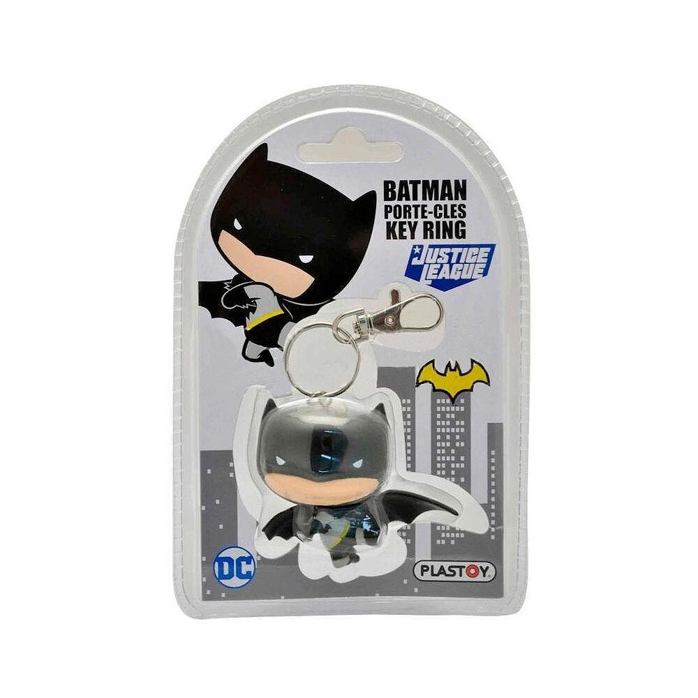 PLASTOY JUSTICE LEAGUE BATMAN CHIBI PVC KEYCHAIN
