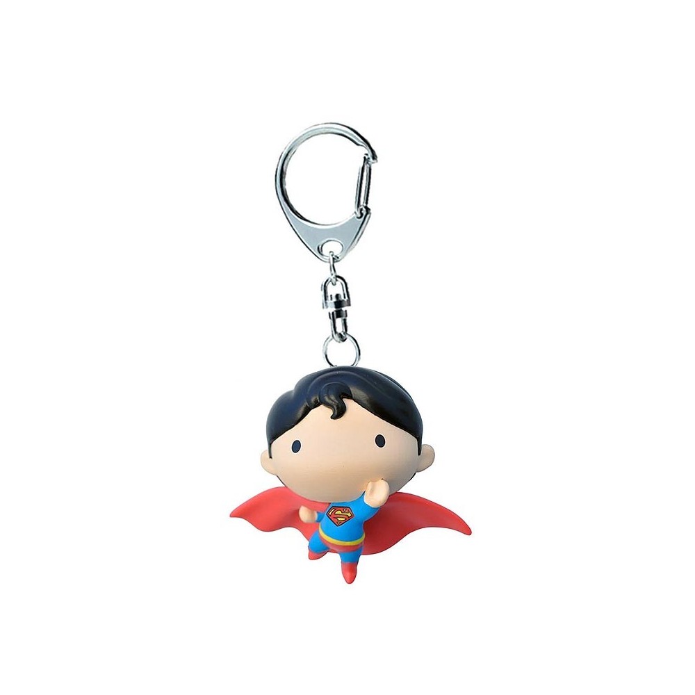 PLASTOY JUSTICE LEAGUE SUPERMAN CHIBI PVC KEYCHAIN