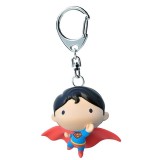 JUSTICE LEAGUE SUPERMAN CHIBI PVC KEYCHAIN PORTACHIAVI KEYRING PLASTOY