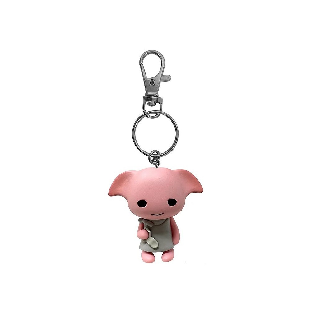 HARRY POTTER DOBBY CHIBI PVC KEYCHAIN PORTACHIAVI KEYRING PLASTOY