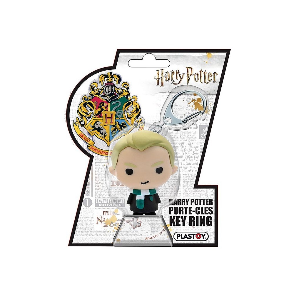 HARRY POTTER DRACO MALFOY CHIBI PVC KEYCHAIN PORTACHIAVI KEYRING PLASTOY