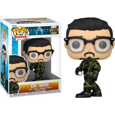 FUNKO POP! AQUAMAN AND THE LOST KINGDOM - DR. SHIN BOBBLE HEAD KNOCKER FIGURE FUNKO