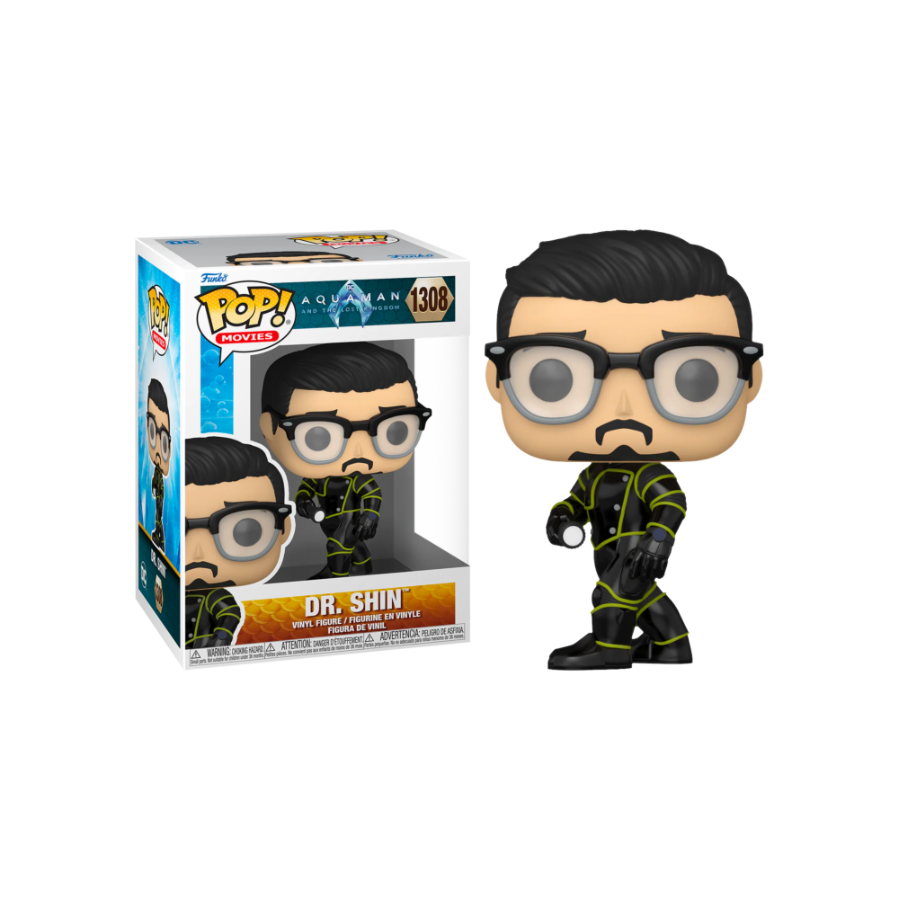 FUNKO POP! AQUAMAN AND THE LOST KINGDOM - DR. SHIN BOBBLE HEAD KNOCKER FIGURE FUNKO