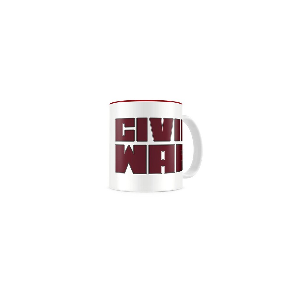 CIVIL WAR THERMAL LOGO MUG TAZZA IN CERAMICA SD TOYS