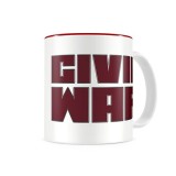 CIVIL WAR THERMAL LOGO MUG TAZZA IN CERAMICA SD TOYS