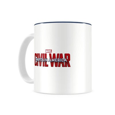 CIVIL WAR THERMAL LOGO MUG TAZZA IN CERAMICA SD TOYS