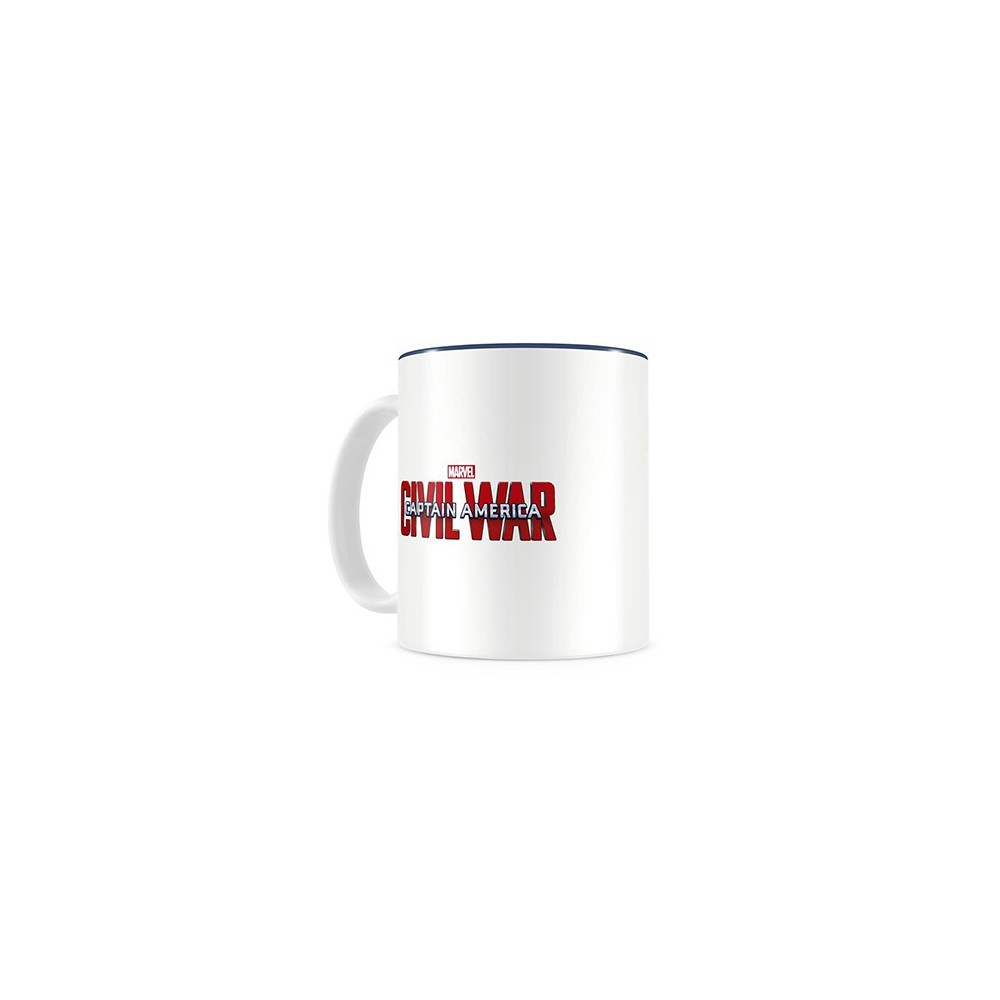 CIVIL WAR THERMAL LOGO MUG TAZZA IN CERAMICA SD TOYS