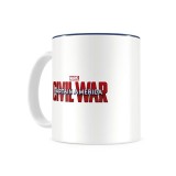 CIVIL WAR THERMAL LOGO MUG TAZZA IN CERAMICA SD TOYS