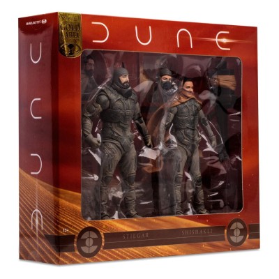 MC FARLANE DUNE PART TWO STILGAR & SHISHAKLI GOLD LABEL 2-PACK ACTION FIGURE