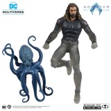 DC MULTIVERSE AQUAMAN 2 AQUAMAN STEALTH SUIT WITH TOPO GOLD LABEL ACTION FIGURE MC FARLANE