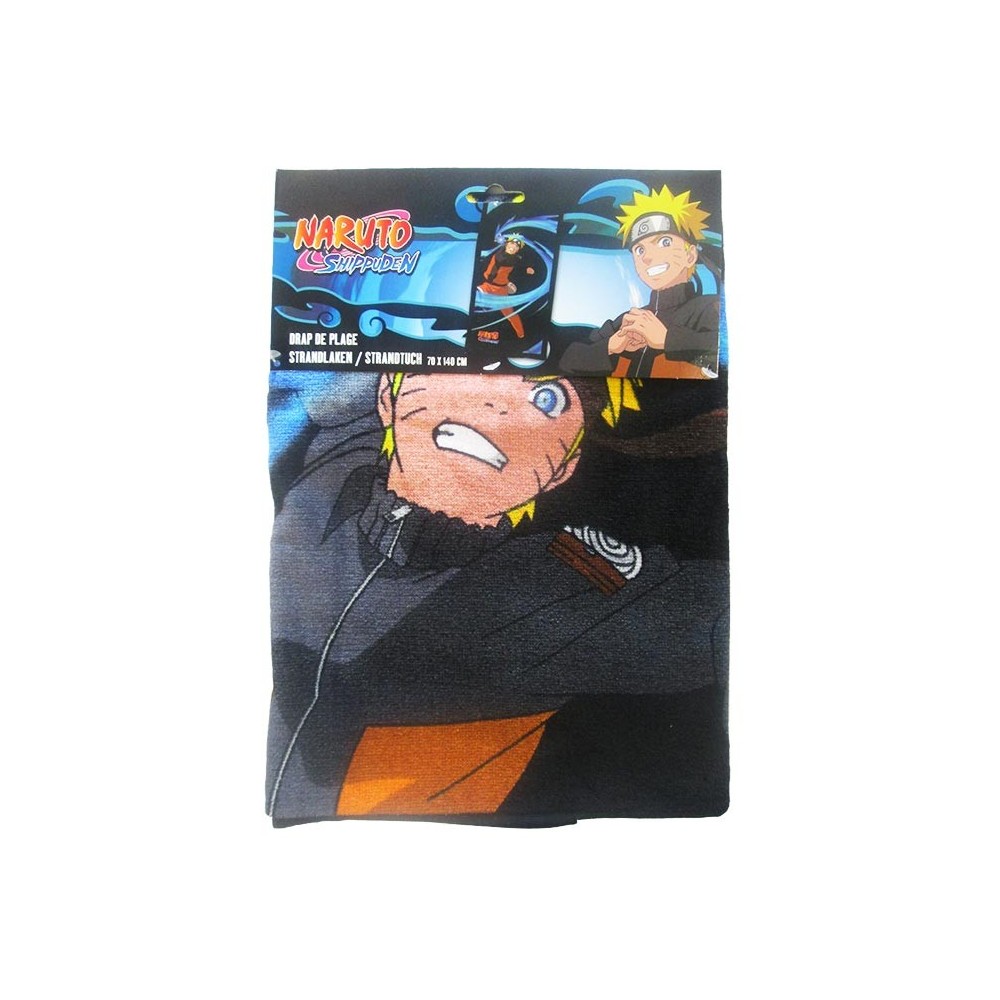 NARUTO SHIPPUDEN UZUMAKI NARUTO BEACH BATH TOWEL TELO DA MARE 140X70CM AYMAX