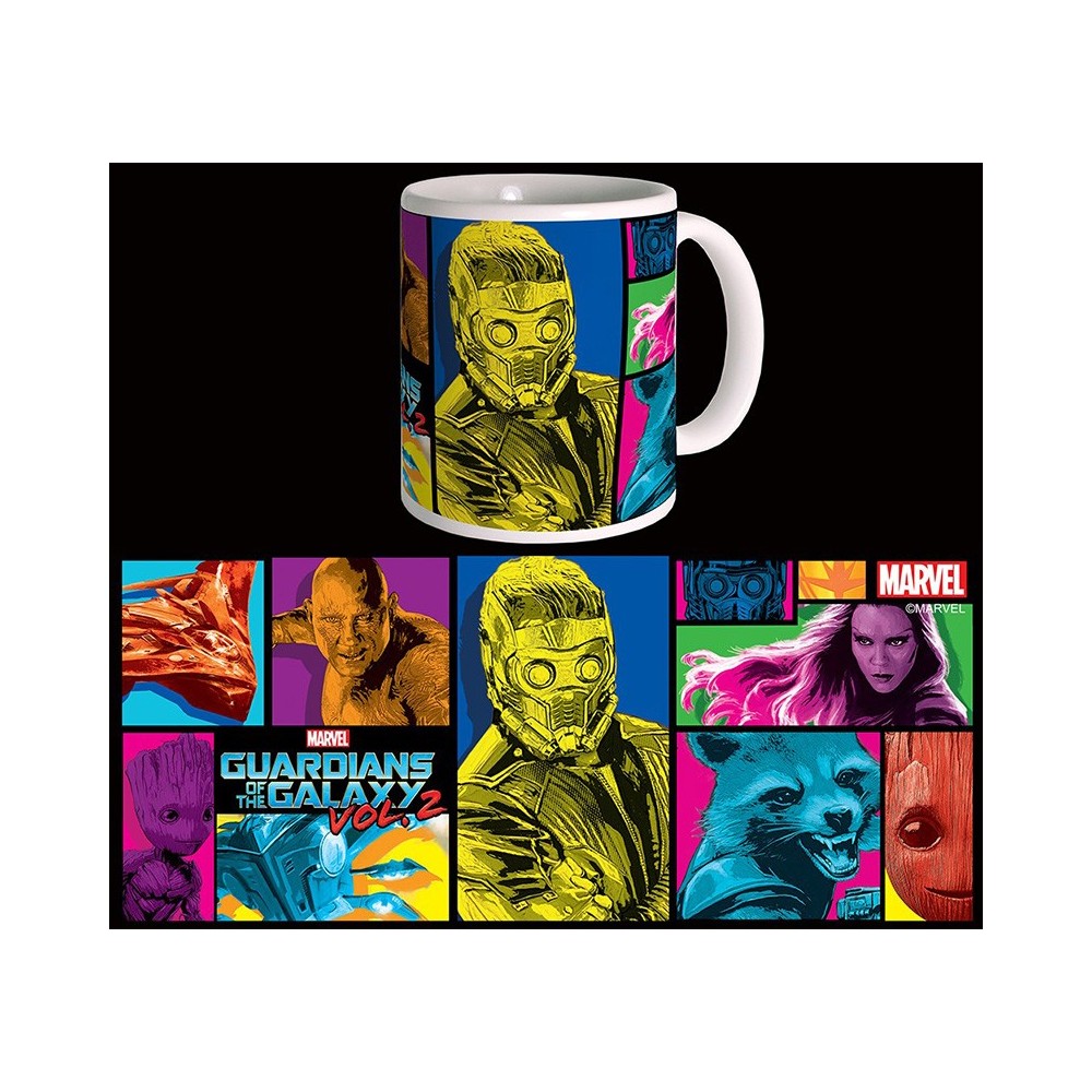 SEMIC GUARDIANS OF THE GALAXY VOL.2 COLORS MUG TAZZA IN CERAMICA