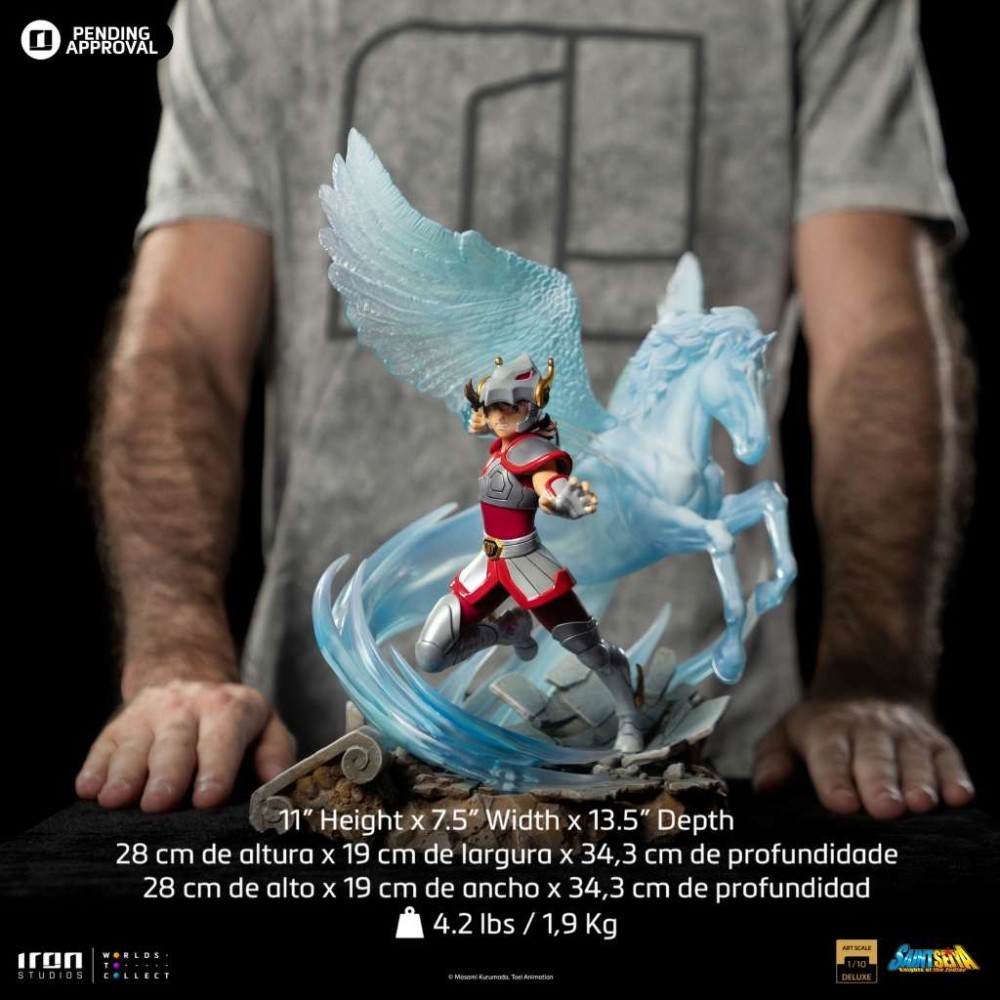SAINT SEIYA PEGASUS ART SCALE DELUXE 1/10 STATUA FIGURE IRON STUDIOS